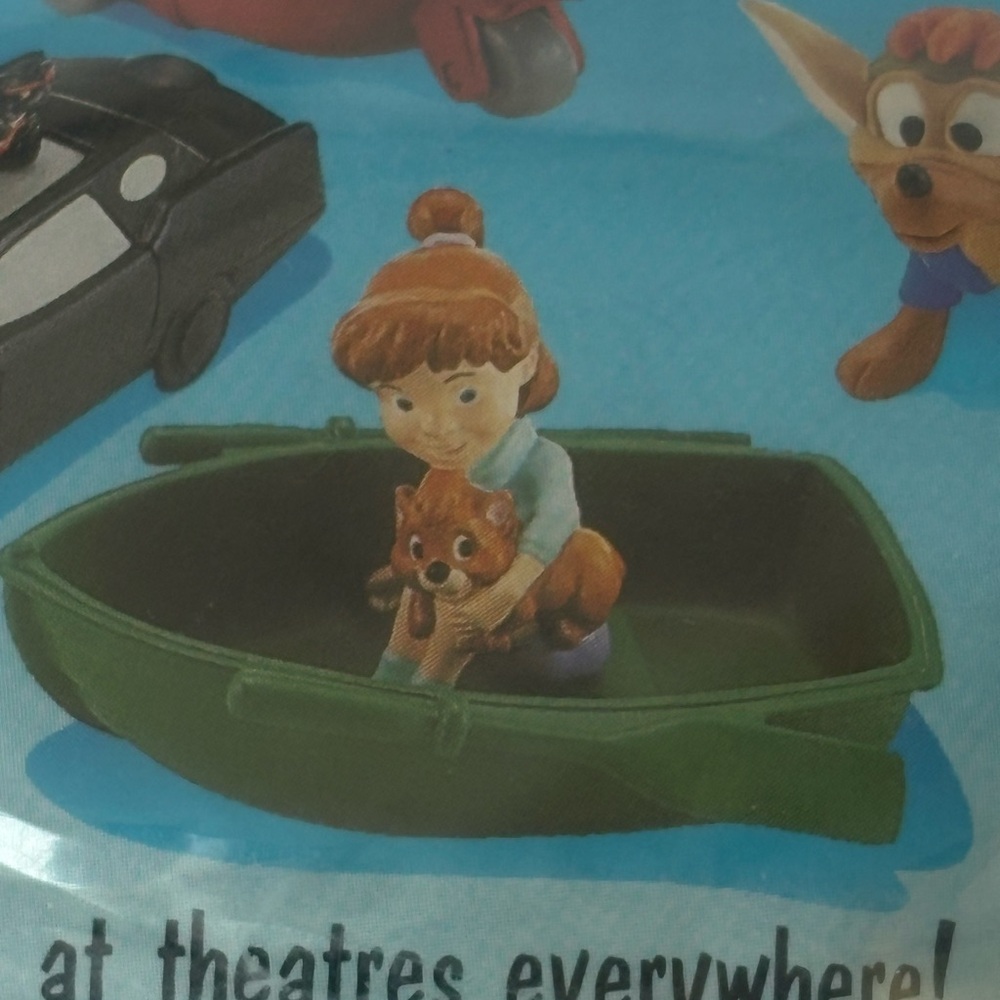 Burger King Kids Meal Vintage Lot Of 2 Sealed Oliver & Company Figures 1996 - Picture 9 of 9
